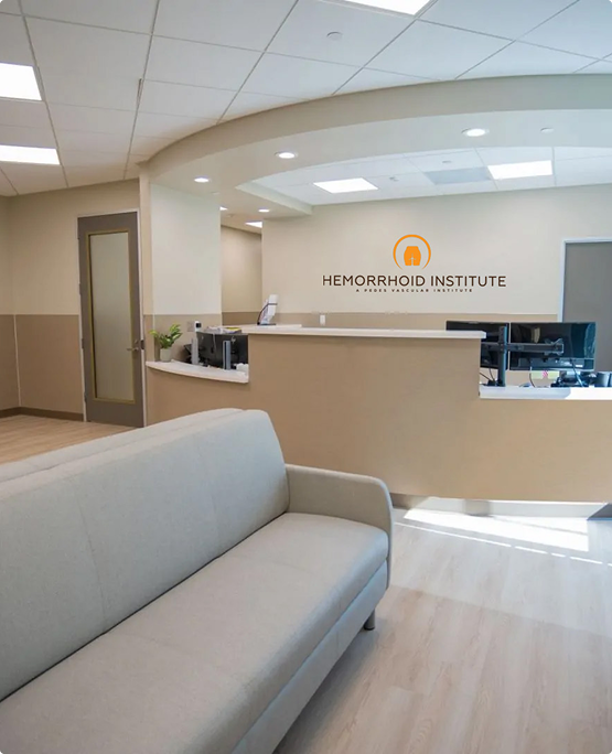 Exterior view of the modern California Hemorrhoid Institute facility in Irvine, CA.